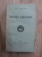 Anticariat: Paul Verlaine - Proses choisies (1939)