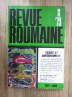 Revista Revue Roumanie, tome 3, 1973