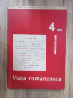 Revista Viata Romaneasca, nr 4, aprilie 1966