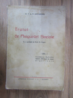 T. D. R. Ioanitescu - Tratat de asigurari sociale (volumul 1, 1942)