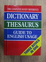 The complete handy reference Dictionary. Thesaurus. Guide to english usage (3 volume colegate)