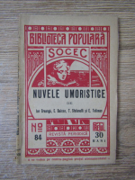Ion Creanga, E. Baican, Teodor V. Stefanelli, E. Teliman - Nuvele umoristice (1909)