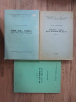 Leon Levitchi - Literatura engleza de la inceputuri pana la 1648 (3 volume)