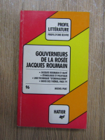 Anticariat: Michel Prat - Profil litterature, nr. 96. Gouverneurs de la rosee Jacques roumain