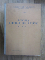 N. I. Barbu - Istoria literaturii latine de la 69-476 e.n. 