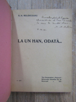 N. N. Beldiceanu - La un han, odata (cu autograful autorului)