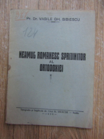 Vasile Gh. Sibiescu - Neamul romanesc sprijinitor al ortodoxiei (1939)