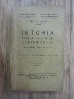 Virgiliu P. Arbore - Istoria moderna si contemporana pentru clasa III a secundara (1943)