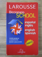 Anticariat: Diccionario school espanol-ingles, english-spanish