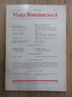 Anticariat: Revista Viata Romaneasca, anul LXXX, nr. 6, iunie 1985