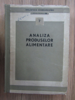 Analiza produselor alimentare