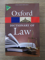 Anticariat: Oxford dictionary of law