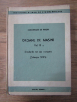 Constructii de masini. Organe de masini, volumul 3, C. Standarde noi sau revizuite