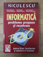 Anticariat: Rodica Cherciu - Informatica. Probleme propuse si rezolvate