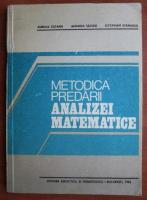 Aurelia Catana - Metodica predarii analizei matematice