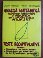Ioan Paul Tatomirescu - Analiza matematica. Rezolvarea exercitiilor si problemelor din manualul scolar de clasa a XI-a