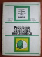 Marcel Rosculet - Probleme de analiza matematica