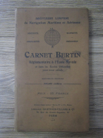 Carnet Bertin. Petite table de point spherique. Reglementaire a l'Ecole Navale et dans les ecoles officielles pour tous calculs