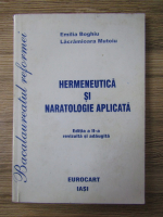 Emilia Boghiu - Hermeneutica si naratologie aplicata