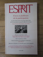 Anticariat: Esprit. Forces et faiblesses de la participation, juliet 2006