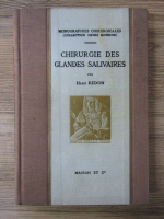 Henri Redon - Chirurgie des glandes salivaires