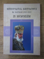 Mitropolitul Bartolomeu al cultului. In memoriam