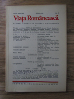 Revista Viata Romaneasca, anul LXXVIII nr. 7, iulie1983