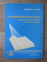 Stefania Lungu - Activitatea didactica pe grupe