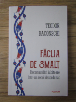 Anticariat: Teodor Baconschi - Faclia de smalt. Recomandari iubitoare intr-un secol dezvoltat