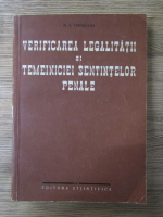 M. S. Strogovici - Verificarea legalitatii si temeiniciei sentintelor penale