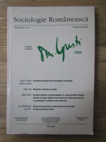 Anticariat: Revista Sociologie Romaneasca, volumul II, nr 1, primavara 2004