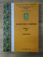 Anticariat: Scientific papers, series A, LIII, agronomy