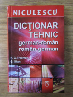 Anticariat: H. G. Freeman - Dictionar tehnic german-roman, roman-german