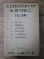 Anticariat: John H. Kenneth - Dictionary of scientific terms