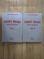 Anticariat: Matei Basarab - Drept penal. Partea generala (2 volume)