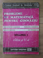 Constantin Basarab - Probleme de matematica pentru gimnaziu, clasa a V a (volumul 1)