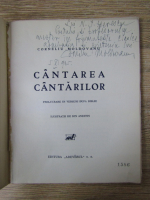 Corneliu Moldovanu - Cantarea cantarilor (cu autograful autorului)