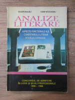 Anticariat: Eugen Budau, Ioan Vicoleanu - Analize literare. Aspecte functionale ale comentariului literar in ciclul gimnazial