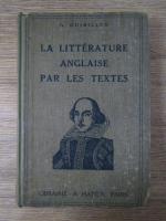 G. Guibillon - La litterature anglaise par les textes