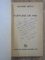 Anticariat: George Sovu - Furtuna de mai (cu autograful autorului)