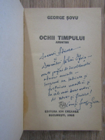 Anticariat: George Sovu - Ochii timpului. Amintiri (cu autograful autorului)