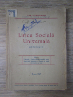 Ilie Haseganu - Lirica sociala universala (volumul 1, 1947)