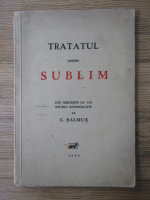 Anticariat: C. Balmus - Tratatul despre Sublim