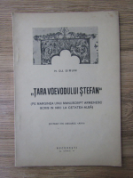 H. DJ. Siruni - Tara voievodului Stefan. Pe marginea unui manuscript armenesc scis in 1460 la Cetatea Alba