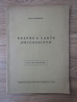 Maria Dumitrescu - Despre o carte necunoscuta