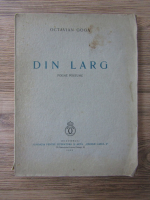 Anticariat: Octavian Goga - Din larg. Poeme postume (1939)