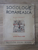 Anticariat: Sociologie romaneasca, an I, nr 3, martie 1936