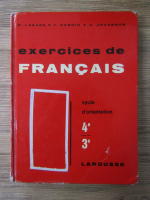 Anticariat: R. Lagane, J. Dubois - Exercices de francais classes de quatrieme et de troisieme