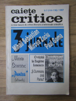 Anticariat: Revista Caiete critice, nr 5-7 (114-116), 1997