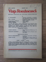 Anticariat: Revista Viata Romaneasca, anul LXXVIII, nr. 3, martie 1983